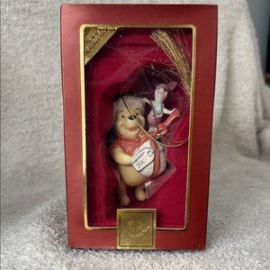 Lenox Red and Gold Holiday Ornament